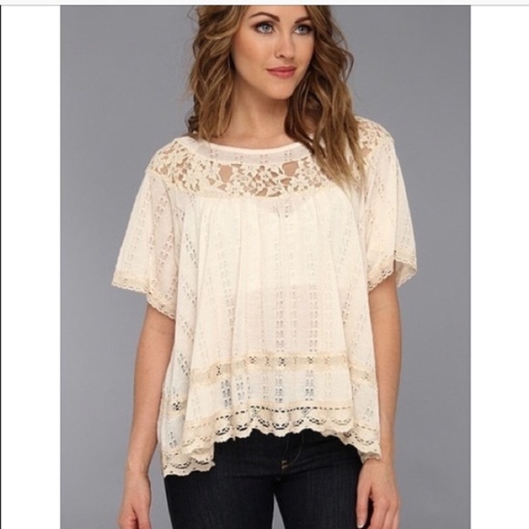 Free people papyrus dandelion babydoll swing top - Picture 3 of 7